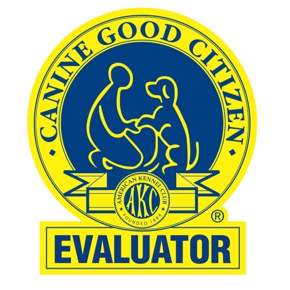 AKC Canine Good Citizen Evaluator credential badge